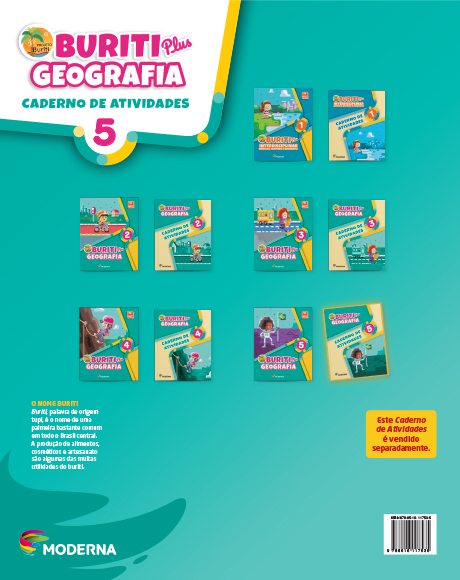 Caderno - Buriti Plus Geografia 5 - verso